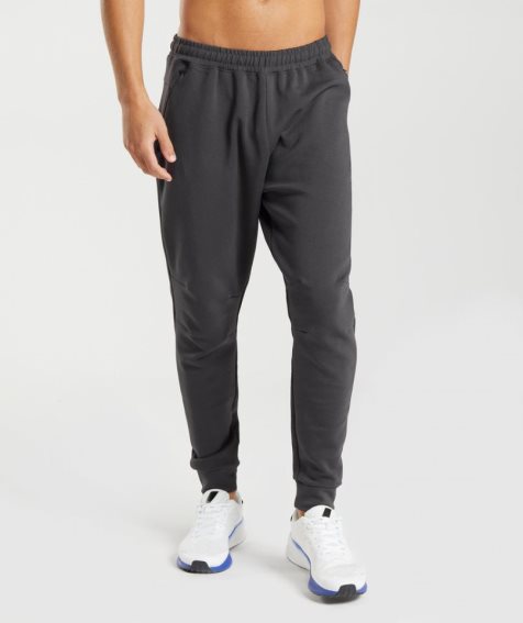 Men's Gymshark Rest Day Knit Jogger Black | CA 5D0187